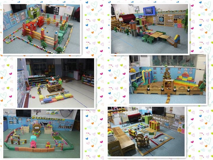 回歸童年樂(lè)，老師建構(gòu)忙                   --花園幼兒園教師搭積木比賽
